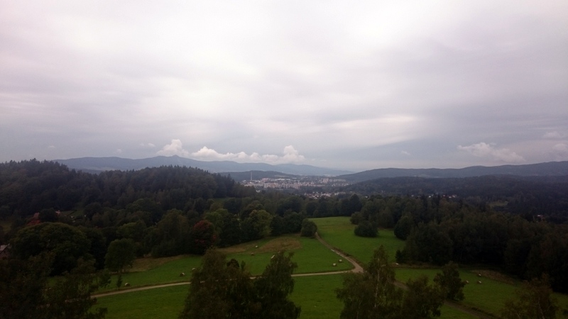 Pohled na Ještědský hřeben